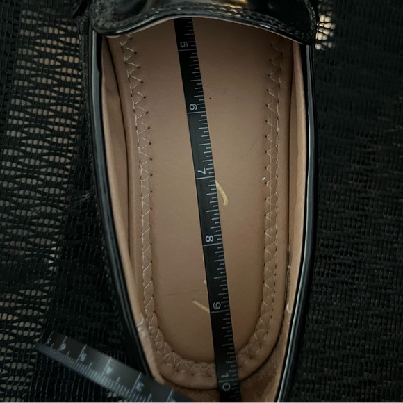 Sam Edelman Women's Deana Black Patent Leather Lug Sole Loafers Size 8 - Picture 10 of 10